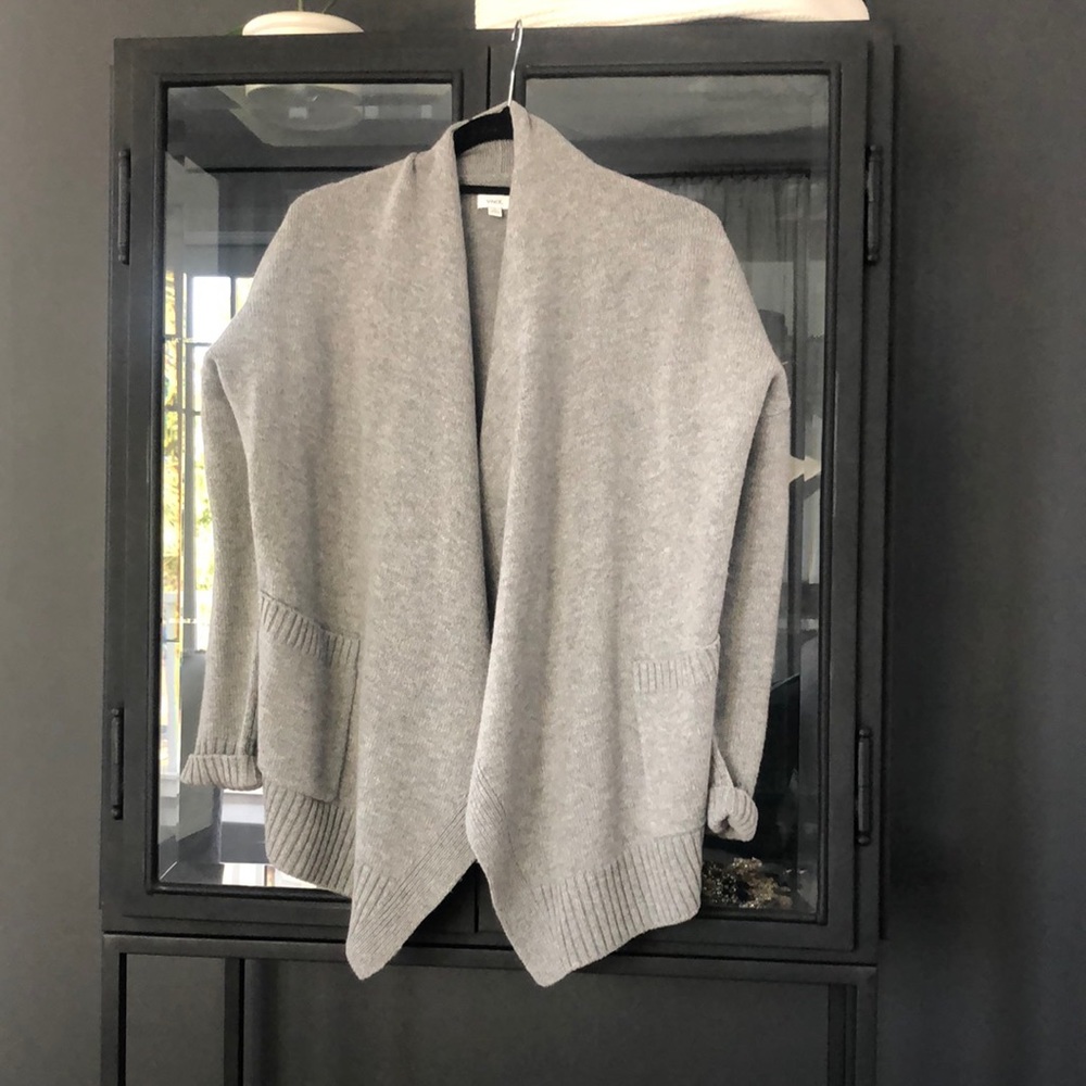Vince waterfall cardigan with pockets.